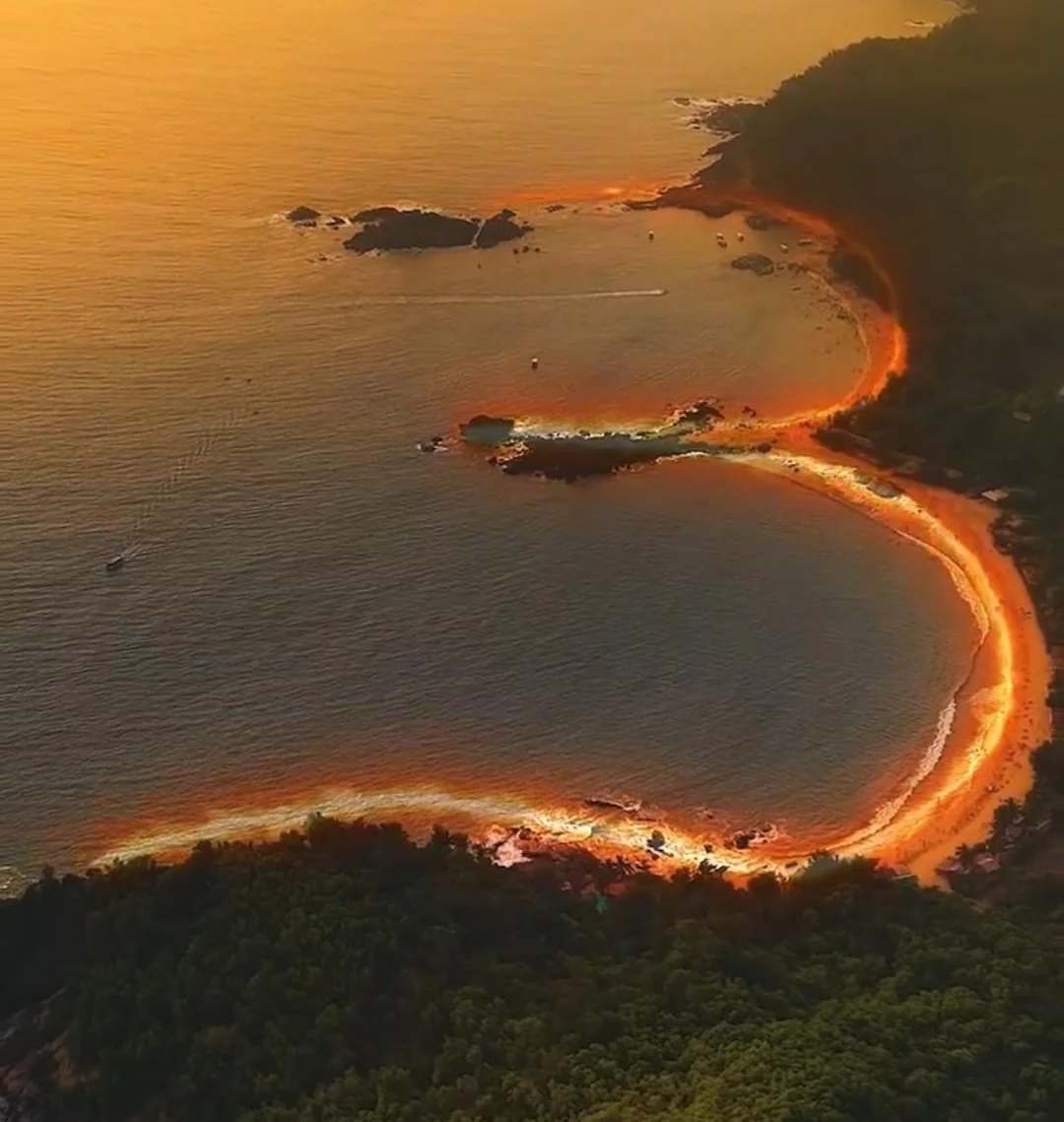 Om Beach near Hotel OM International Gokarna